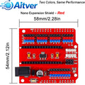 Nano Expansion Shield I/O Extension Board for Arduino Nano V3.0 Prototype Module – Blue/Red