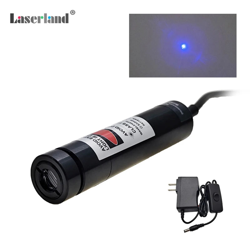 Focusable 450nm Blue Dot Laser Diode Module Generator