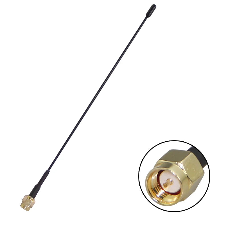 433 Mhz Antenna 3dbi Sma Male Plug Connector Straight 433MHz Carbon Steel Bendable Antenna LORA LORAWAN 433 IOT Antena
