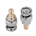 2PCS SMA Male Female to BNC Male Female adapter For Wireless LAN Devices Coaxial cable WiFi Ham or Handheld Radios