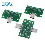 USB 3.1 Connector Type-C Adapter Plate PCB Board Female Male Head Convertor 2*13P to 2.54MM Transfer Test Board USB3.1 Module