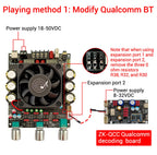 TPA3255 300W+300W Stereo Bluetooth Audio Sound Power Amplifier Board Treble Bass for Car Karaoke Smart Home Theater Subwoofer