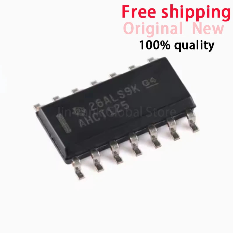 10pcs SN74AHCT125 SN74AHCT125DR 74AHCT125 74AHCT125D AHCT125 SOIC-14 Quad Bus Buffer Gate Chip IC Integrated Circuit SMD