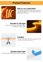 1M 5M 8M 10M 24V COB Led Strip Light Warm White Red Green Ice Blue Pink Golden Yellow Led Tape Adhesive Decor Lighting For Room