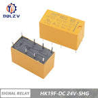 Relay HK19F-DC3V-SHG HK19F-DC5V-SHG HK19F-DC12V-SHG HK19F-DC24V-SHG HK19F-DC24V-SHG HK19F 3V 5V 9V 12V 24V 8PIN 2A Relays