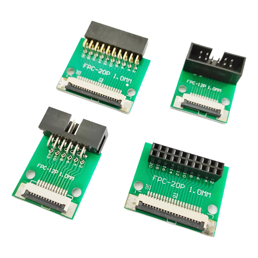 1.0mm FFC FPC to 2.54mm DC3 / Female Header Adapter SMT Through Hole Connector 6/8/10/12/14/16/20/24/30Pin Flat Cable Board