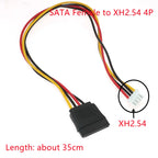 1PCS SATA Hard Drive Power Cable 15 Pin Male to Female Extension Data Cable PH/XH/VH Sata to 4/6P 8P Graphics Card Power Cable