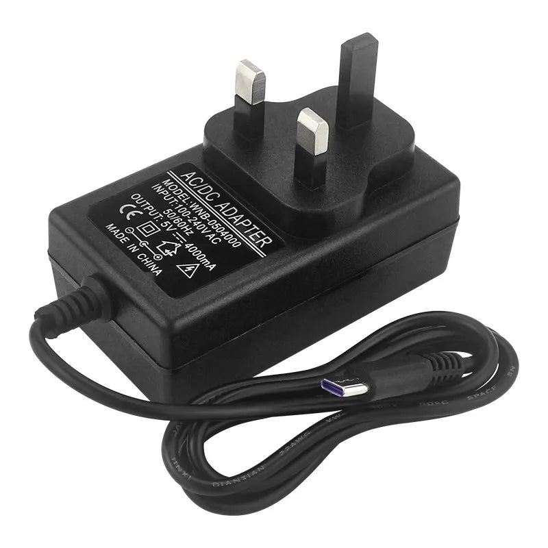 5V 4A Power Supply for Orange Pi 5 Plus / 5B / 5 20W USB Type C Power Adapter for OPI 5 Raspberry Pi 4B Jetson Nano 2GB Charger