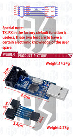 1PCS~5PCS EGBO USBASP USBISP AVR Programmer USB ISP USB ASP ATMEGA8 ATMEGA128 Support Win7 64