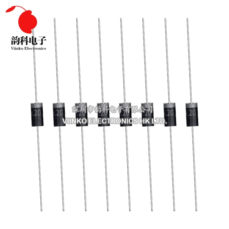 100pcs UF4007 FR107 FR207 RL207 1N4937 1N5392 1N5399 1N5817 1N5818 1N5819 UF4005 UF4004 FR104 FR157 RL257 Rectifier Diode
