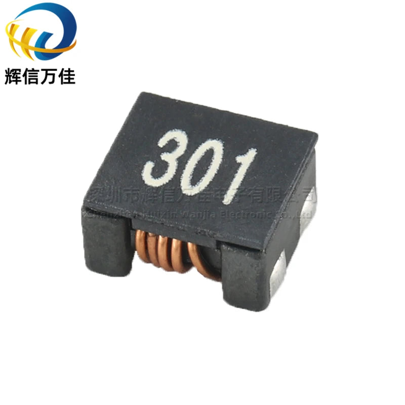 10PCS/ SMD four-leg common mode inductor filter SCM7038f-301-LRH 5A current miniature common mode choke coil