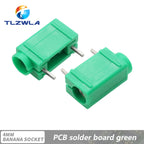 5PCS 4mm Banana Female Socket Right Angle PCB Mount Insulated Jack Connector