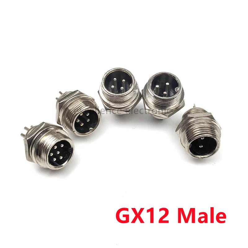 GX16 GX12 GX20 2P/3/4/5/6/7/8 Pin Female Male Air Aviation Connector Power Cable Electrical Plug Socket