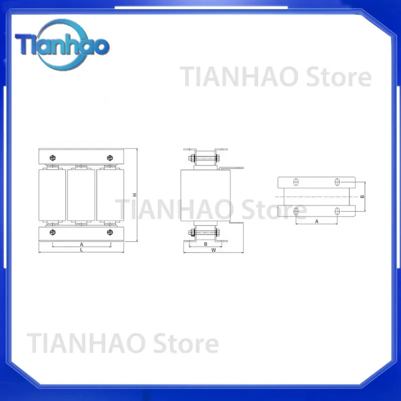 Three-phase Input Filter for Industrial EMI Filters VFD Three-phase 4-wire 50A 100A 150A 200A 300A