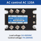 SYTH DC-AC 3-32V AC-AC 70-280V Three Phase SSR Solid State Relay 3P SSR Module 10A 25A 40A 60A 80A 100A 120A