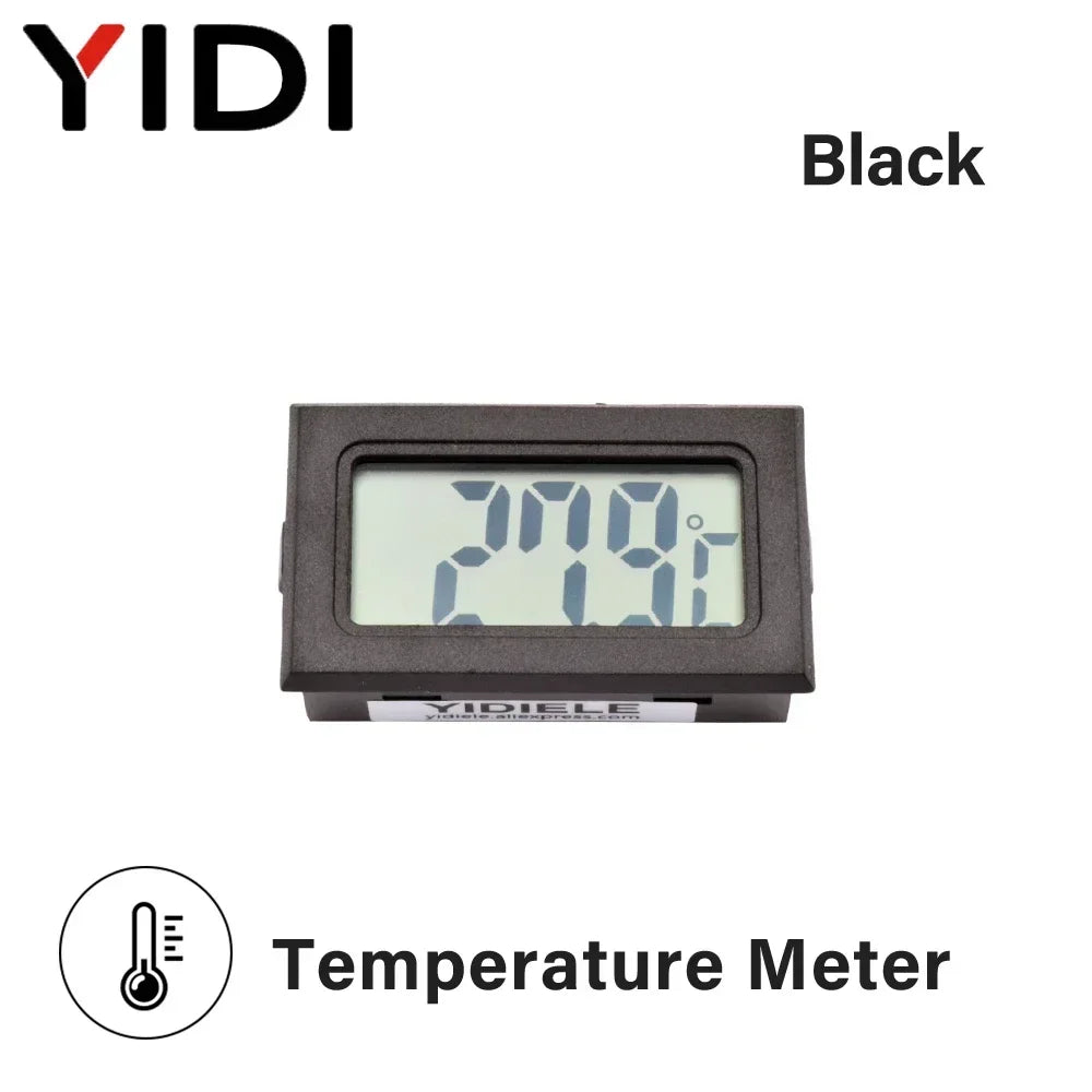 LCD Digital Indoor Outdoor Thermometer Thermo Hygrometer Probe Tester Incubator Aquarium Temperature Humidity Meter Sensor Gauge