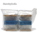 230PCS 2W 1% metal film resistors 22R ohm-51R, 100R, 1K, 100K, 120K, 150K, 1M ohm resistor package with 23 values, 10 each