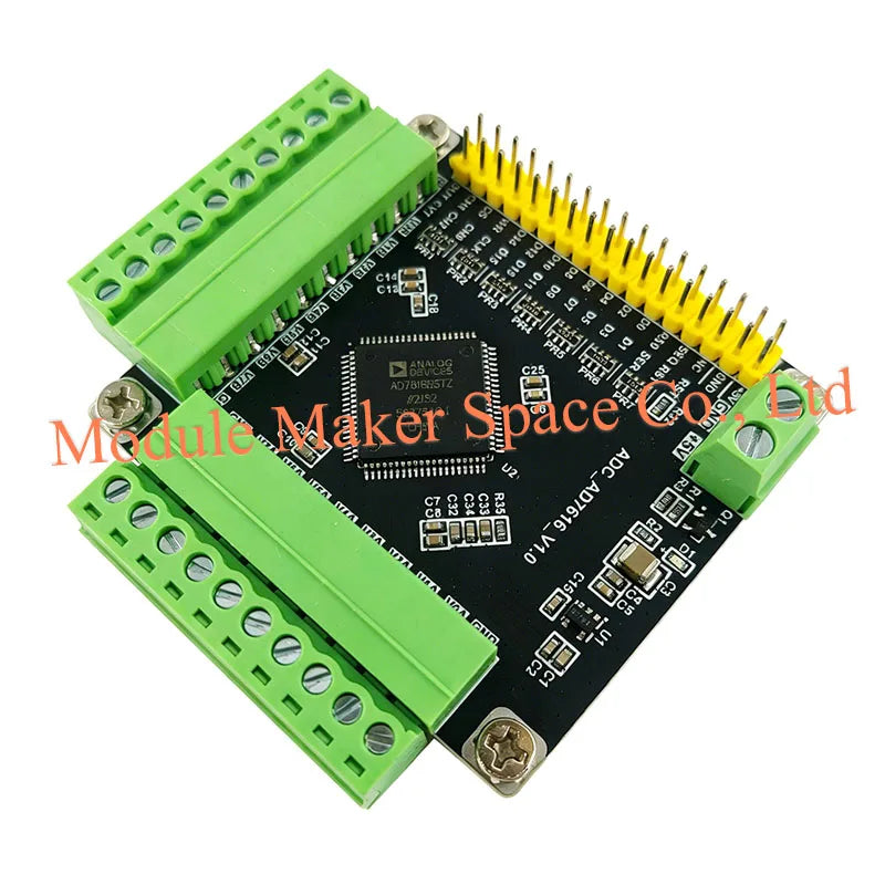 AD7616 Module 16-Channel 16-Bit High-Speed ADC Data Acquisition Module 1MSPS Simultaneous Sampling for FPGA DSP