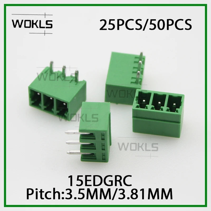 KF2EDGKN 3.5MM 2P ~ 12P PCB PLUG-IN TERMINAL BlOCKS  15EDGKN-3.5