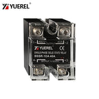 10A 25A 40A 60A 80A 100A 120A Single Phase SSR DC Control AC DC Control DC AC Control AC Solid State Relay