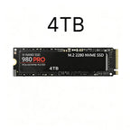 Original 980Pro PCIe Gen4 x4 NVMe M.2 1TB SSD, 3D TLC NAND, 7000MB/s Ultra‑Fast Read Storage Drive for PC and Gaming Laptops