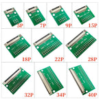 FPC FFC Flexible Cable Adapter Board 1.0mm Pitch Connector SMT to 2.54mm 4/5/6/7/8/9/10/12/14/15/16/18/20/22/24/26/28/30/32/40P