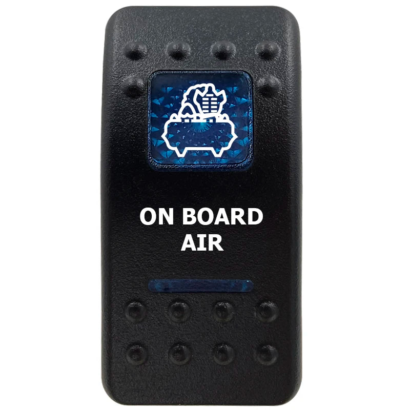 12V Marine Grade Rocker Switch SPST/ON OFF, DPDT/(ON) OFF (ON) Blue Led Light Bar for Carling ARB NARVA Replace Waterproof IP66