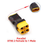 1PCS Amass Lithium Battery Adapter XT30, XT60, XT90 Series Adapter Parallel Plug