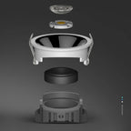 3CCT Tuya Bluetooth/Zigbee Matter Recessed Smart LED COB Spotlight Ultra Thin Anti-glare High CRI 95 Aluminum Ceiling Lamp