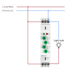 GRT6-S1 Cycle Time Delay Relay 1SPDT 10A Electronic Repeat Relay 0.1s To 100days Plastic Power Tool For Appliances/machinery