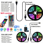 44KEY WiFi IR RGB LED Strip Controllerr/24Key Infrared Dimmer Blue Backlight Multi Light Modes RGB LED Ambient Decor Tape Lights
