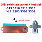 New SSD Bracket Storage Card Heatsink For DELL G15 5511 5510 5515 M.2