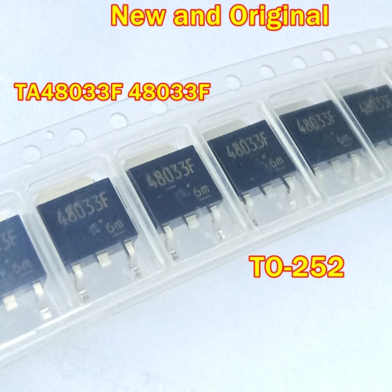 5pcs to 100pcs TA48033F 48033F TO-252 New and Original Three-Terminal Low Dropout Voltage Regulator with Output Current of 1 A