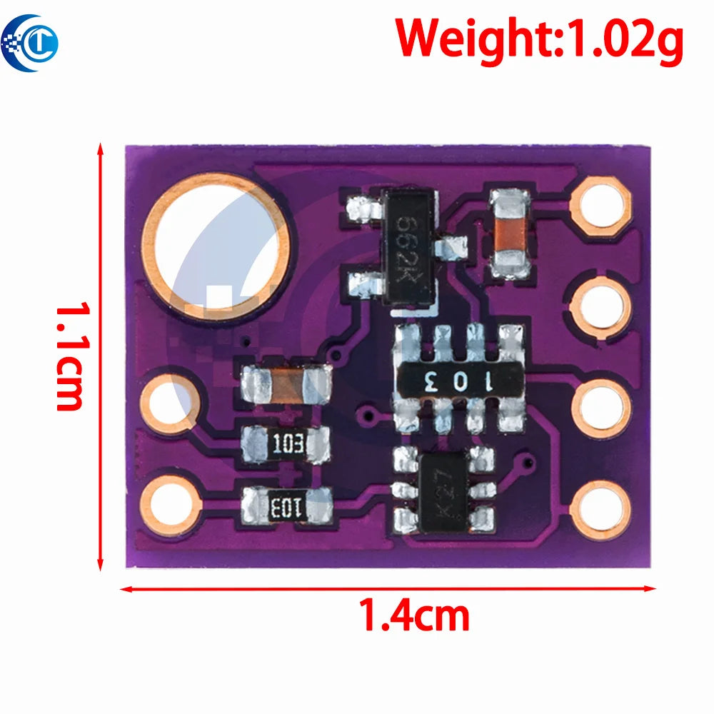VL53L0X Time-of-Flight (ToF) Laser Ranging Sensor Breakout 940nm GY-VL53L0XV2 Laser Distance Module I2C IIC 3.3V/5V For Arduino