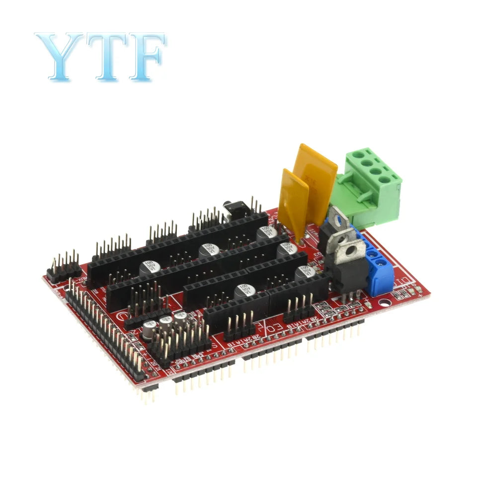 Mega 2560 R3 1pc RAMPS 1.4 control panel 5pcs DRV8825 or A4988 Stepper Motor Drive 3D Printer Parts