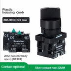 22mm XB2-ED21 XB2-ED33 XB2-ED25 Self-locking/Latching Knob Switch 10A/600V 2 Position 3 Position Select Button Switch