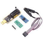 CH341A USB Programmer  BIOS Flasher Programmable Logic Circuits with SOP8 Flash Clip Suitable for 24/25 Series Chip