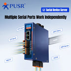 PUSR Industrial RS485 to Ethernet Converter 8/16 Port Isolated Serial 1WAN/LAN 1LAN 1CAN FD Modbus RTU/TCP Edge Gateway USR-N780
