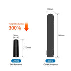 2.4G WiFi Wireless Module Antenna 2.4GHz SMA Male Mini Ultra-Short Omnidirectional Rubber Duck Antennae 2400-2500MHz