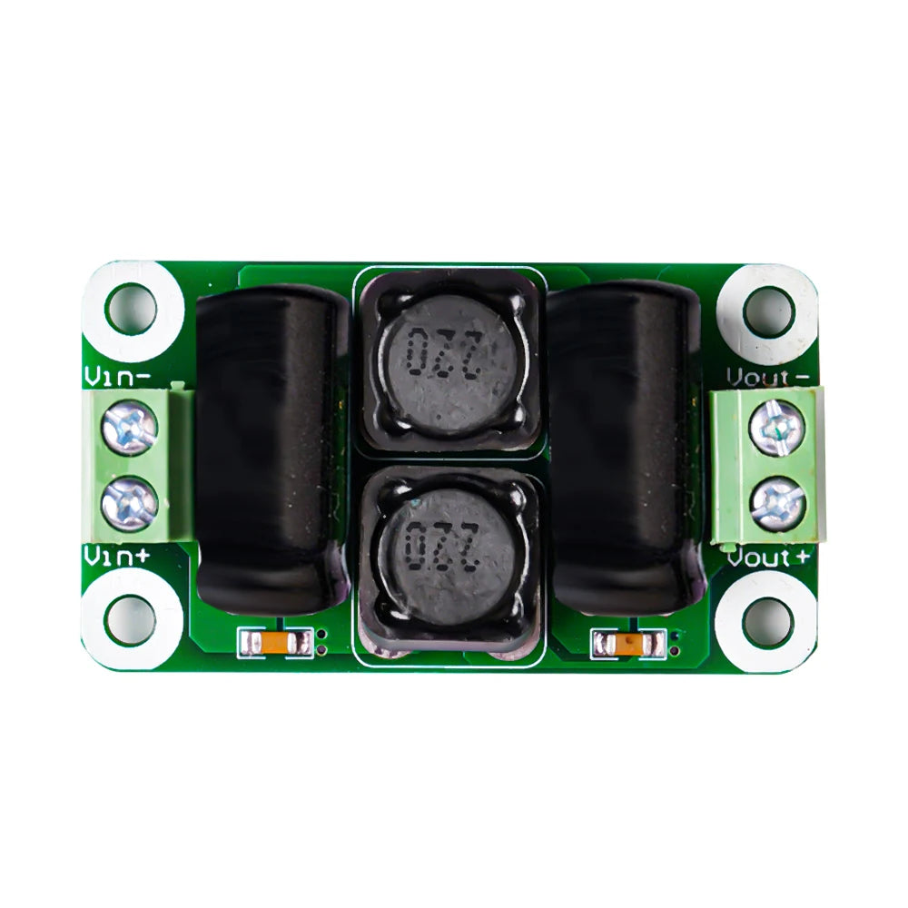 DC Power Filter Board 0-25V/0-50V 2A/3A/4A Class D Power Amplifier Module Interference Suppression Board EMI Suppression
