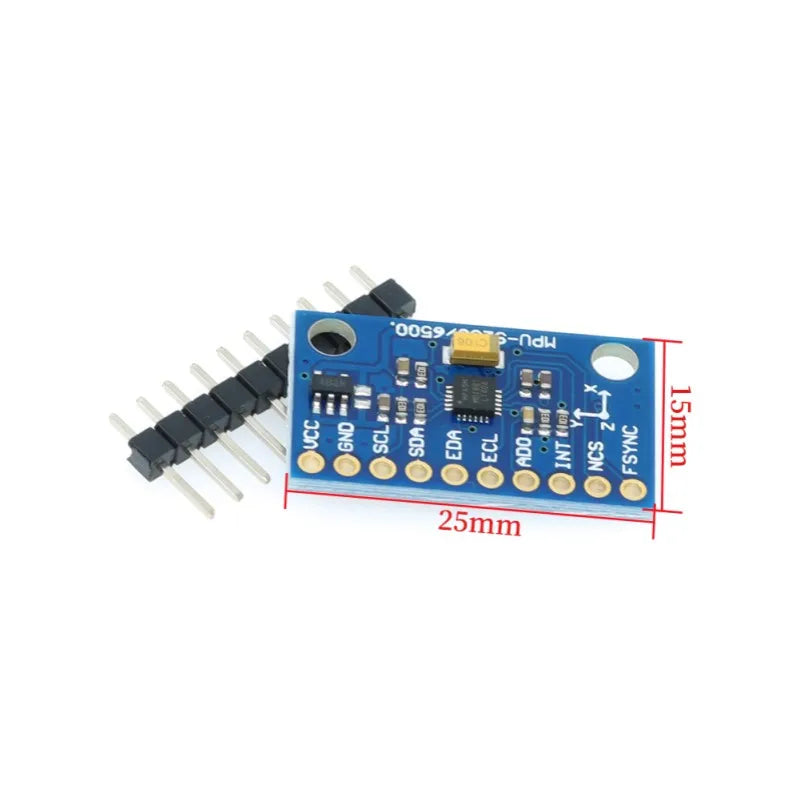 IIC I2C SPI MPU6500 MPU-6500 6-Axis Gyroscope Accelerometer Sensor Module Replace MPU6050 For Arduino With Pins GY-6500