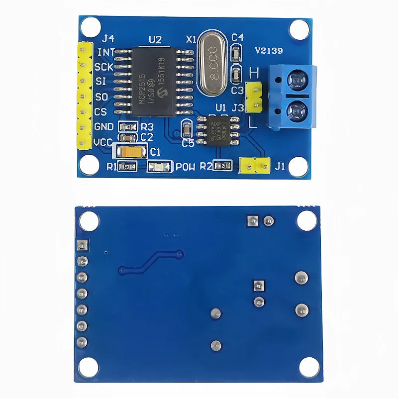 1-10PCS MCP2515 CAN Bus Module TJA1050 Receiver SPI for 51 MCU ARM Controller