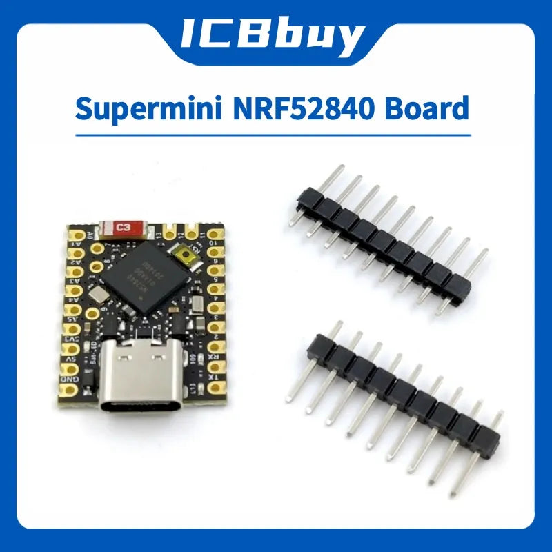 Supermini NRF52840 Development Board Core Board Bluetooth Ble5.2 Low Power Consumption