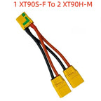 1PCS XT90 Plug Parallel Wire RC Model Plant Protection Remote Control Car Battery ESC Balance Charge Connector 10/12AWG Wire