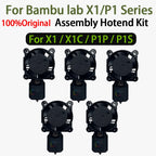 Original Hotend For Bambu Lab X1 X1C P1P P1S Hard Steel Nozzles Bamboo Hotend Thermistor For bambu lab cooling fan P1s X1c Hoend