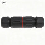 2 Pin 3 Pin Outdoor Plug Socket Straight Quick Screw Connection IP68 Industrial Electrical Waterproof Wire Cable Connector
