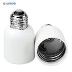 2PCS E40 To E27 Light Socket Adapter ExtenderLED PBT Porcelain Ceramic Mogul Highbay Base To Medium Screw Lampholder Converter