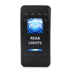 12V 24V Car Boat Rocker Toggle Switch Waterproof ON/OFF 5 Pin Latching Marine Push Button led light bar rear light reverse light