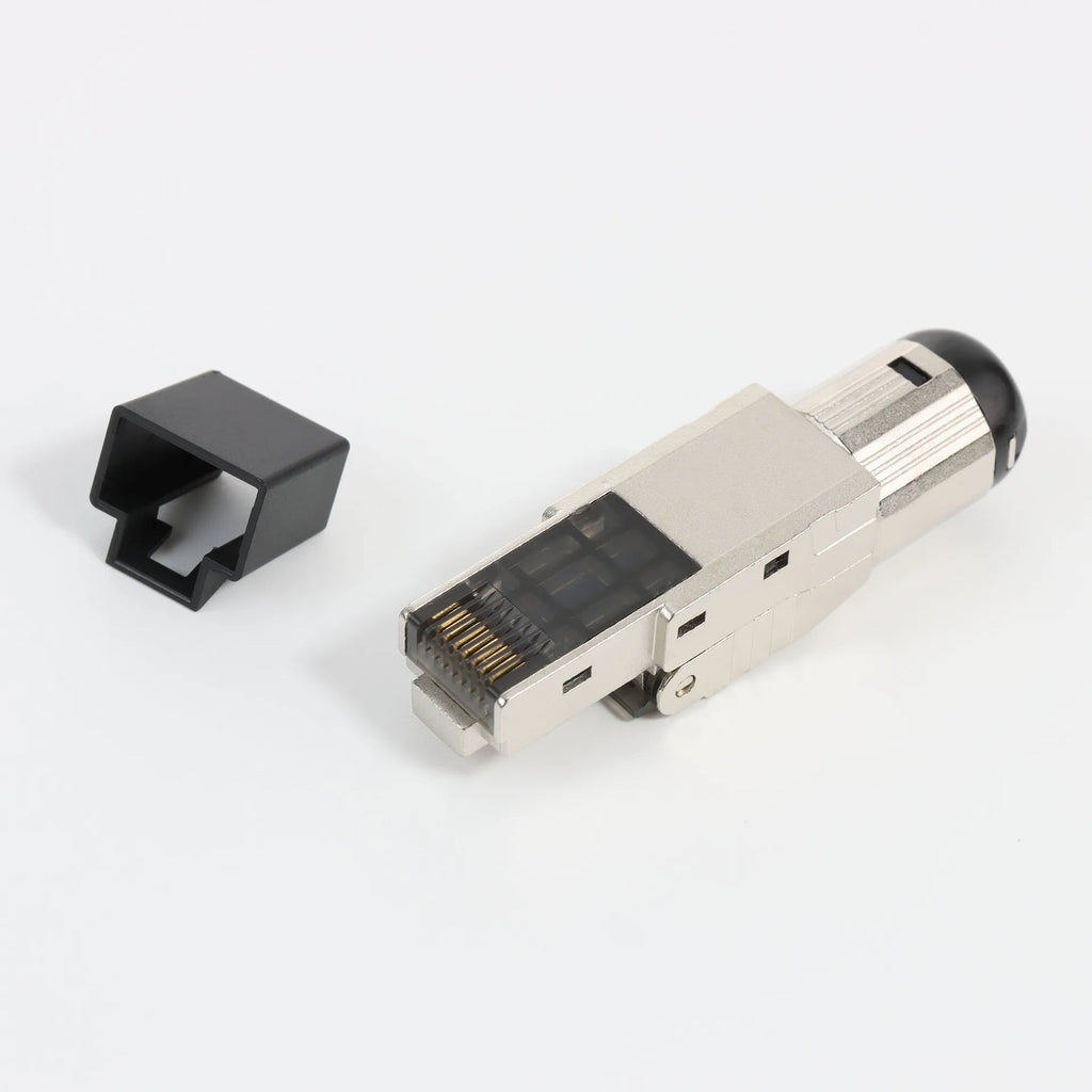 NEW 2026 2PCS RJ45 Cat8 Cat7 Cat6A Connector Shielded Toolless Modular Termination Plug 2000MHz 40G LAN Cable for 22AWG-24AWG