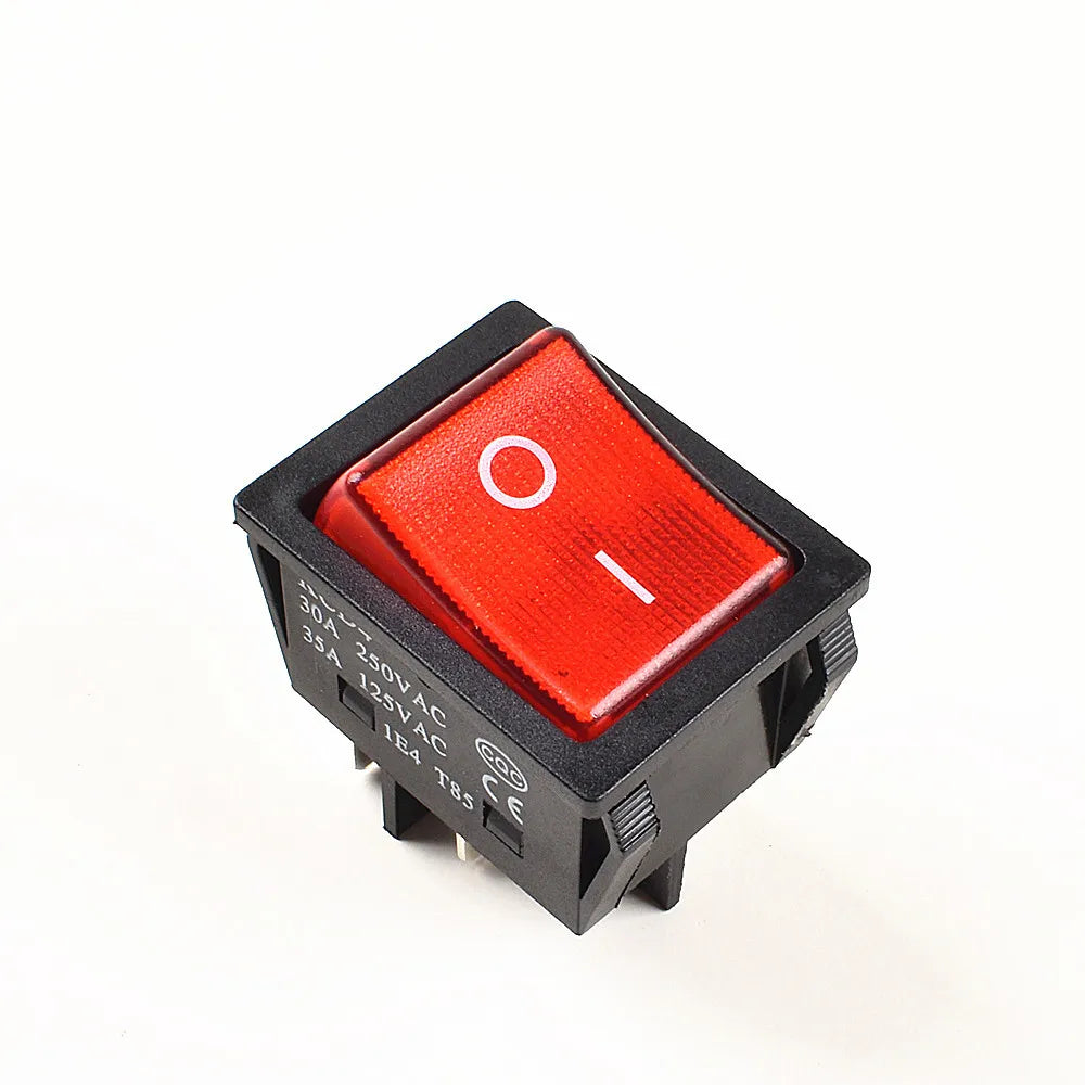 30A 32A 50A 12V 24V Battery Main Switch Large Current On-off with XT60/T Plug 14AWG Wire for RC Tug/Bait Boat 550 775 Motor